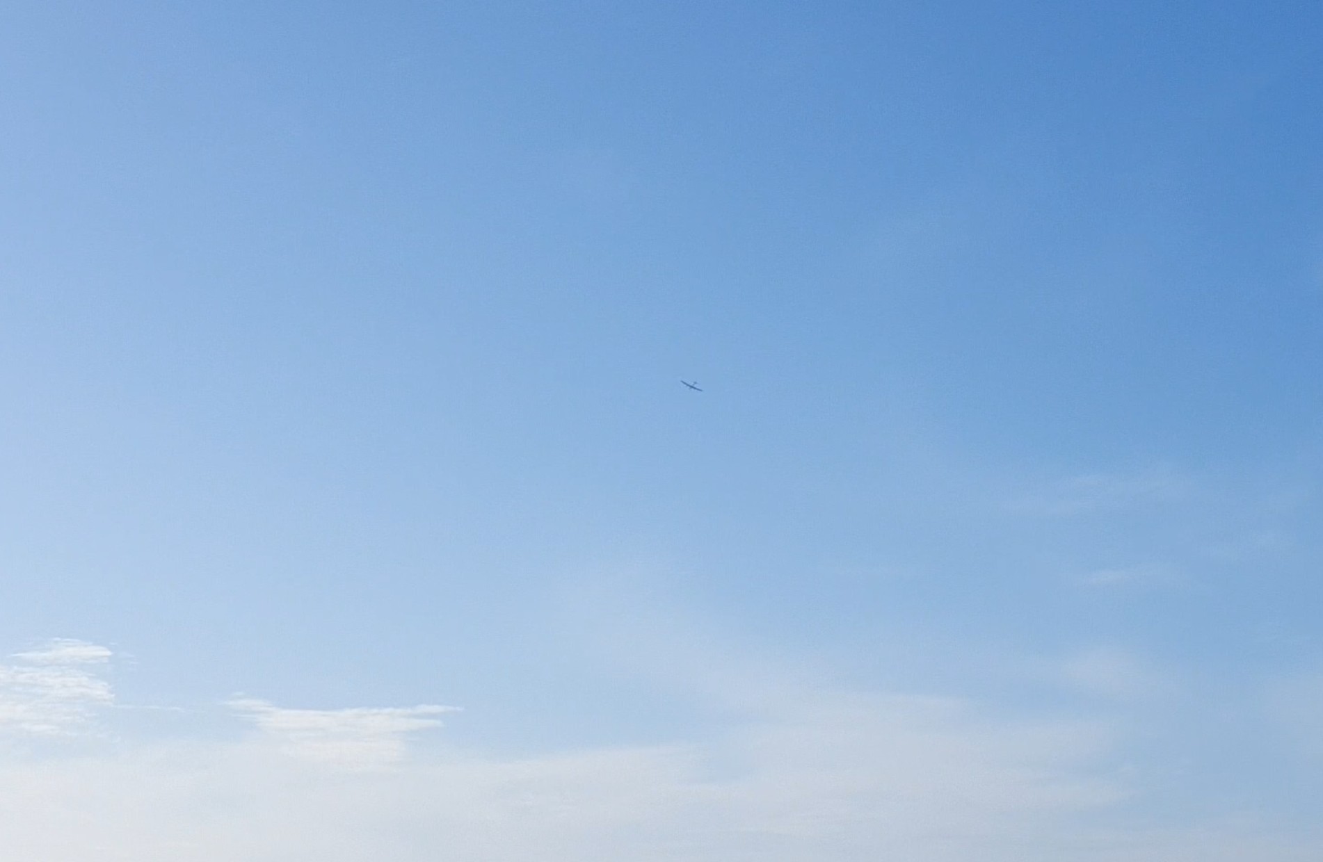 Photo from actual flight with the KM1 system at Lista